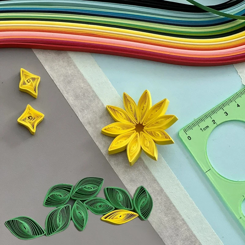 260 stücke Regenbogen Farbe Pa – Quilling Paper Strips Bewertung und Preis