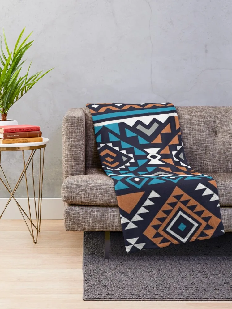 Ndebele Fashion Tribal Pattern African Style Geometry Art Throw Blanket Blankets For Baby Luxury Brand Blankets