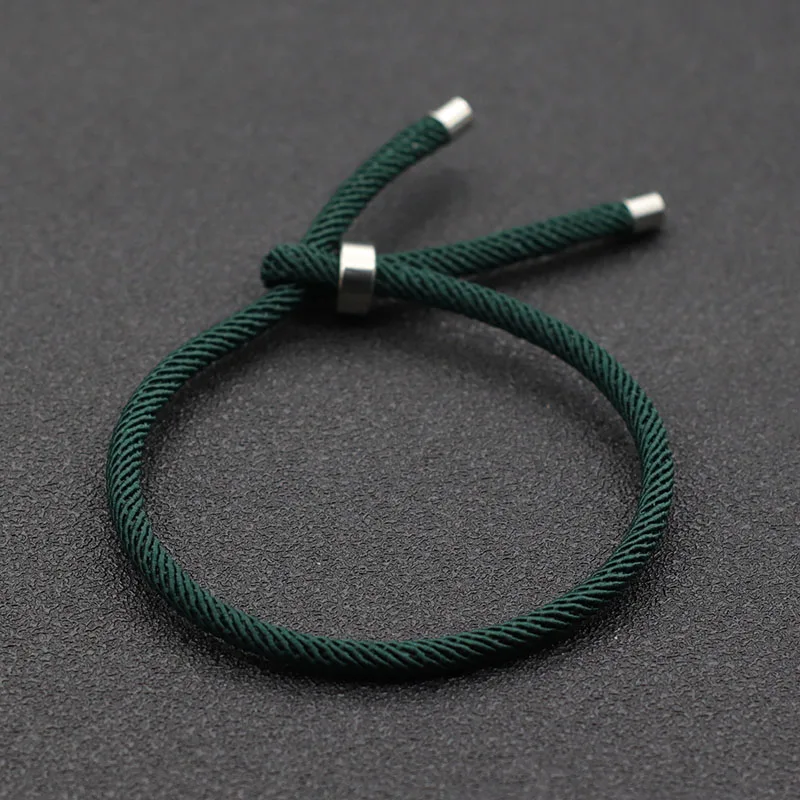Ajustable Stainless Steel Braclet Minimalist Rope Bracelet For Women Men 100% Unfading Outdoor Camping Braslet Couple Brazalete