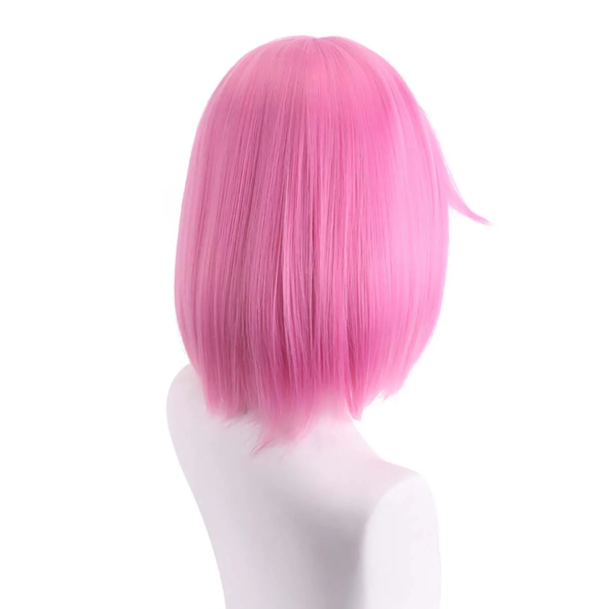 Women Girls Project Sekai Cosplay Ootori emu Short Straight Pink Wig