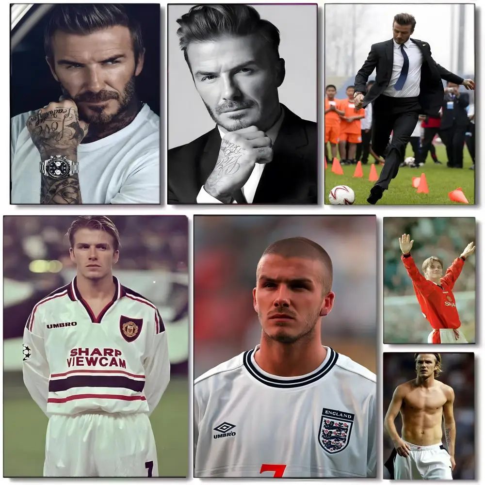 Football Player D-David Beckham Poster Wall art print art suitable for living room bedroom bar parlor home decor gift