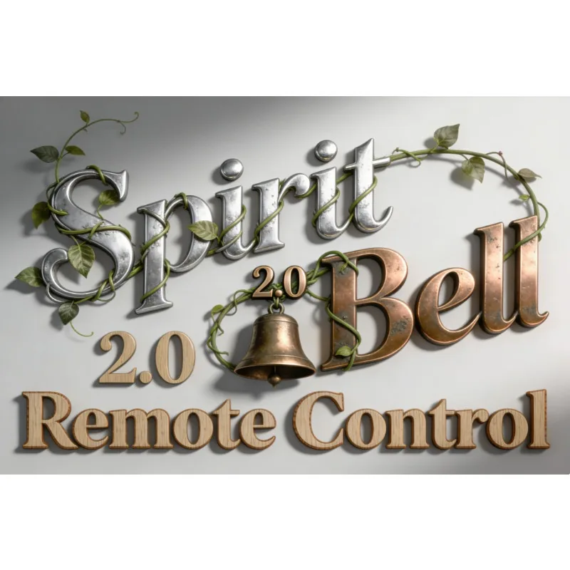 

Spirit Bell 2.0 Remote Control – Close-Up & Stage Prediction Magic Trick, Mentalism Illusion Prop for Magicians