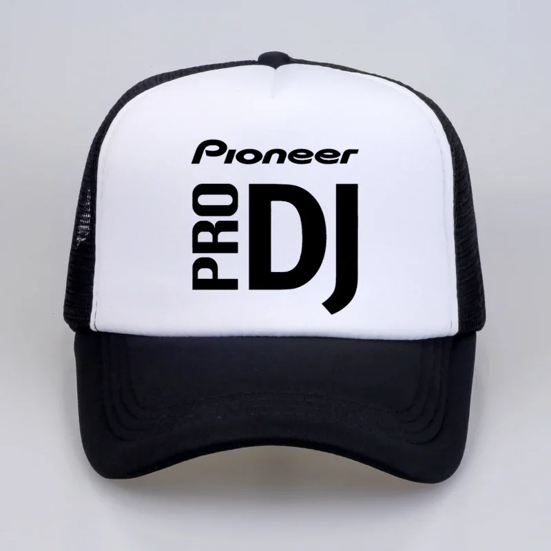 DJ style Pioneer Baseball Cap  Summer cool Mesh Trucker Cap Women Men print Pioneer DJ PRO Snapback hat bone gorras