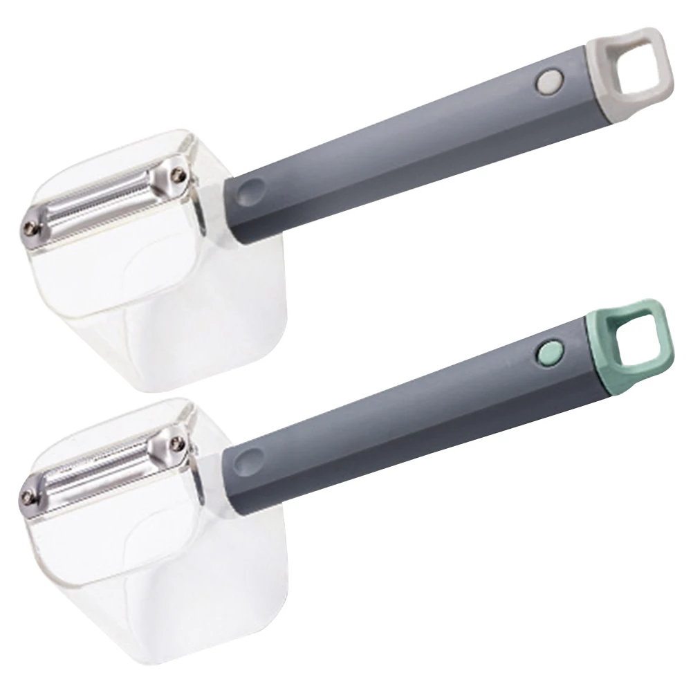 

Fruit Vegetable Peeler Ergonomic Kitchen Tool Multipurpose Peelers Potato Scraper Carrot Veggie PP Stainless Steel Storage Box