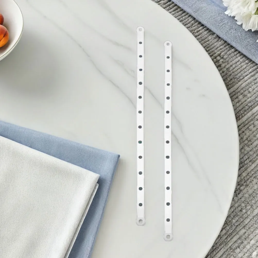 

Hanger Connecting Strips White Plastic Display Connectors Clothes Hangers Extension Strips Closet Savers Space Saving