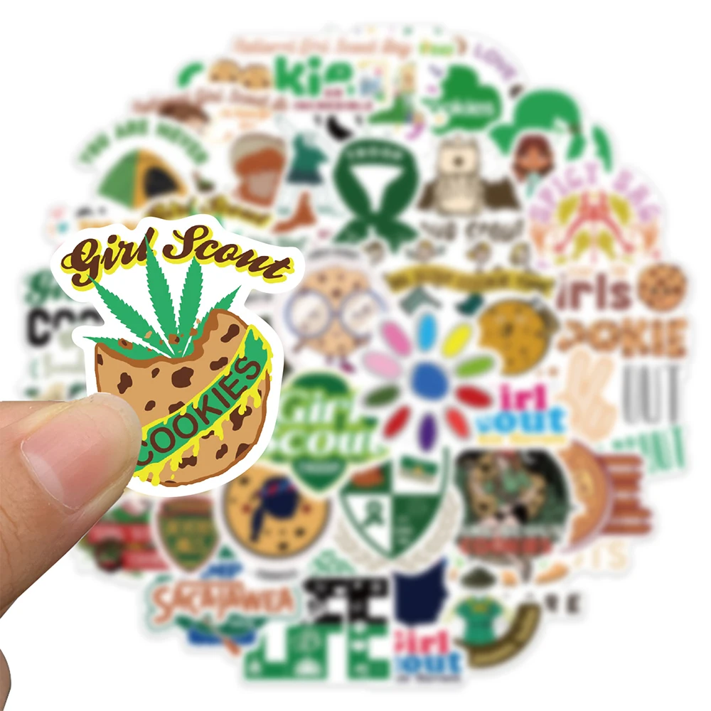 10/30/50PCS Girl Scout Movie Stickers Cartoon Graffiti Decals DIY Phone Notebook Suitcase Bike Laptop Skateboard Car Sticker Toy