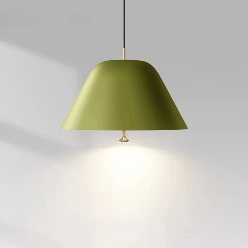 

MZISOSOD for Danish Modern Green Pendant Light Nordic Minimalist Chandelier for Dining Room Bedroom Living Room Kitchen Cafe