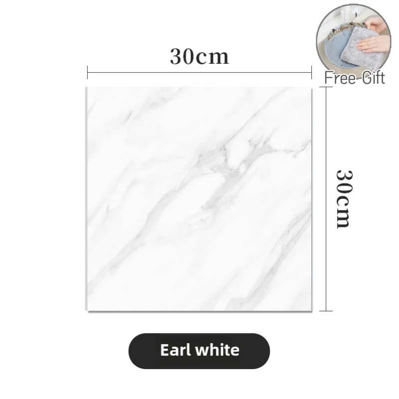 10/30/50PCS Verdikte zelfklevende Decor Muursticker Marmeren Tegel Vloer Sticker PVC Waterdichte Wc keuken Thuis Vloer