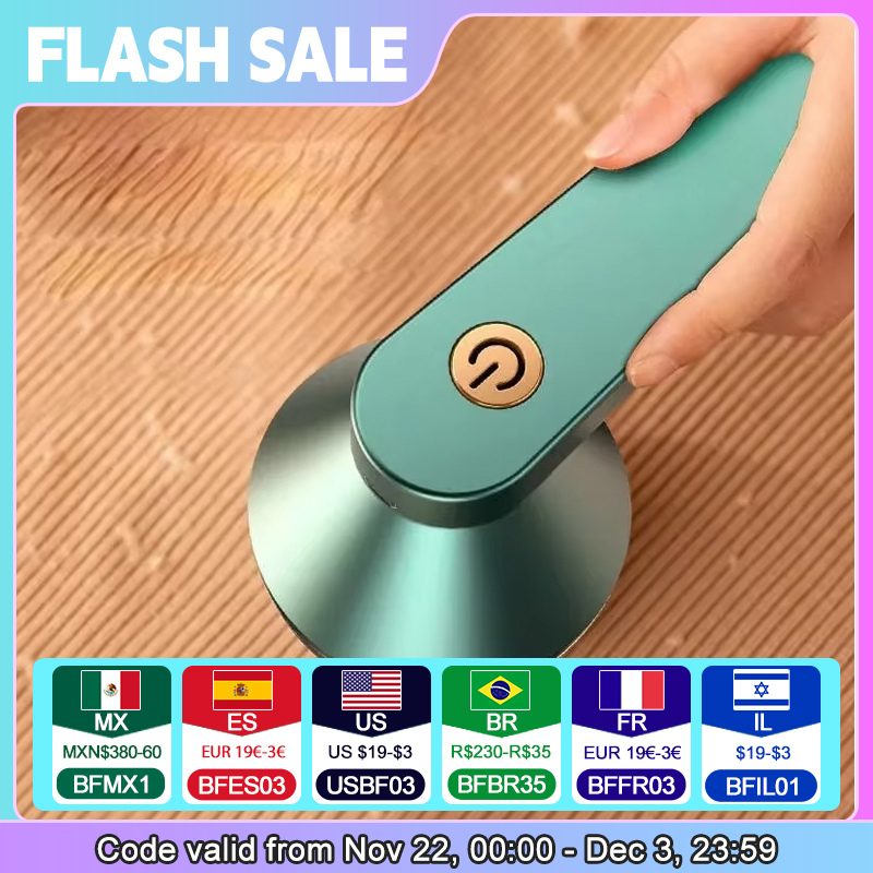  Electric Hairball Trimmer Clothes Automatic Hairball Removal Shaving Six Knife Heads Usb Charging Home Portable Home Lint Remove 