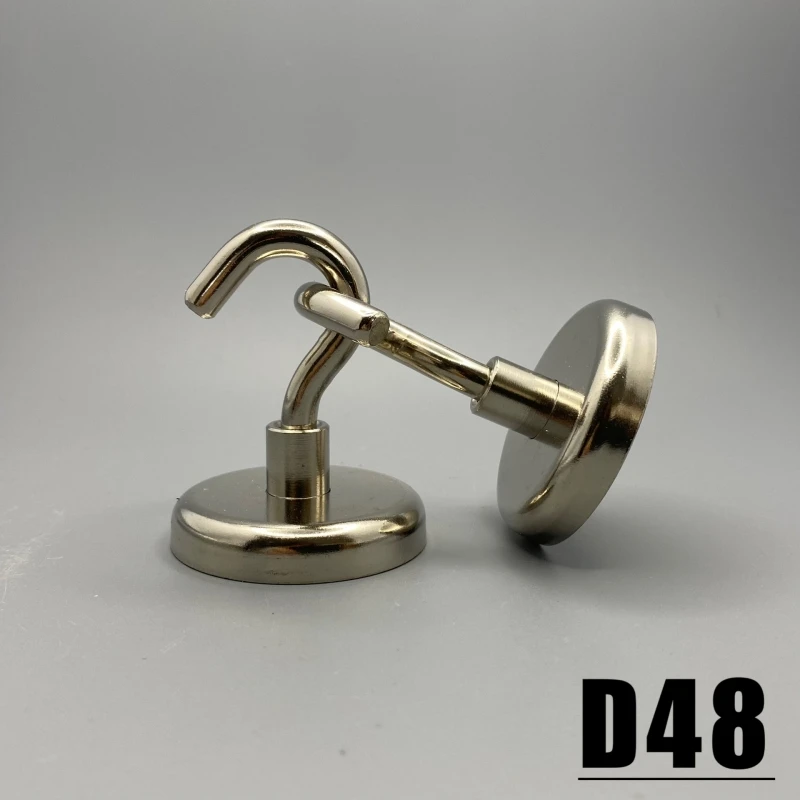 1/2/3/5Pcs Diameter 48mm Magnets Hook D48 hook Tool Circular Heavy Duty Wall Hanger Strong Powerful magnet Magnetic Imanes