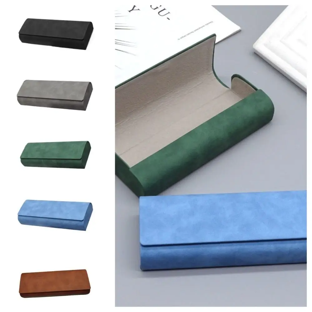 

Anti Pressure Leather Eyewear Case Eyeglass Protective Glasses Storage Bag Eyewear Protector Case Eyewear Protector Case