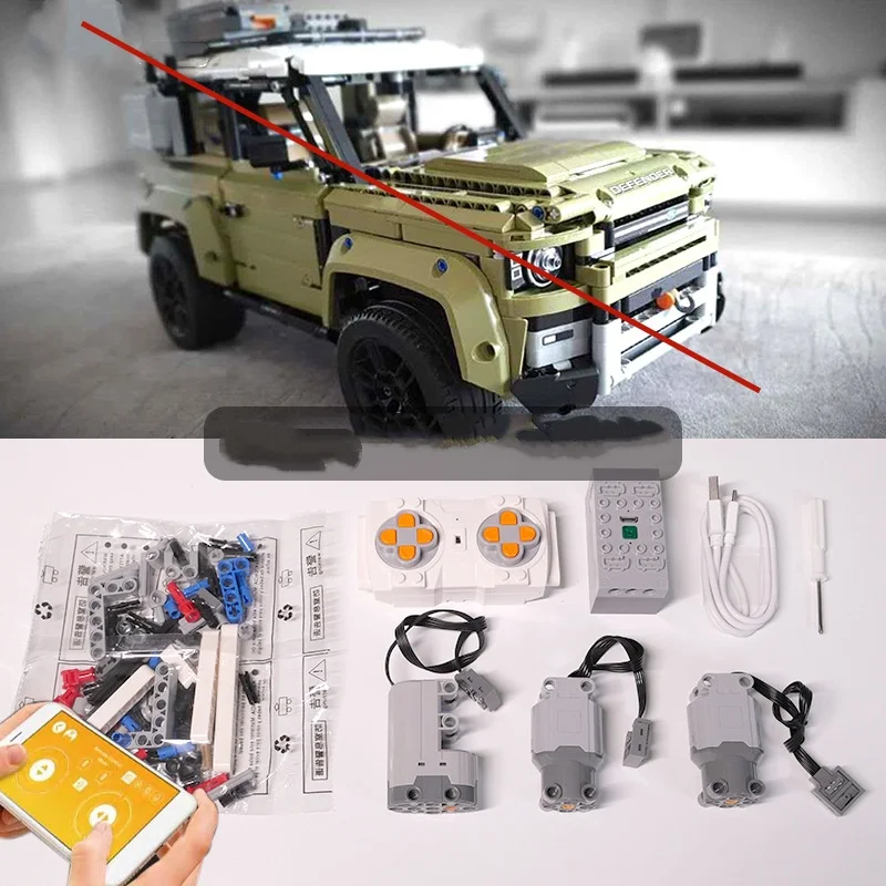

Мотор с управлением через приложение для конструктора LEGO Land Rover Defender 42110