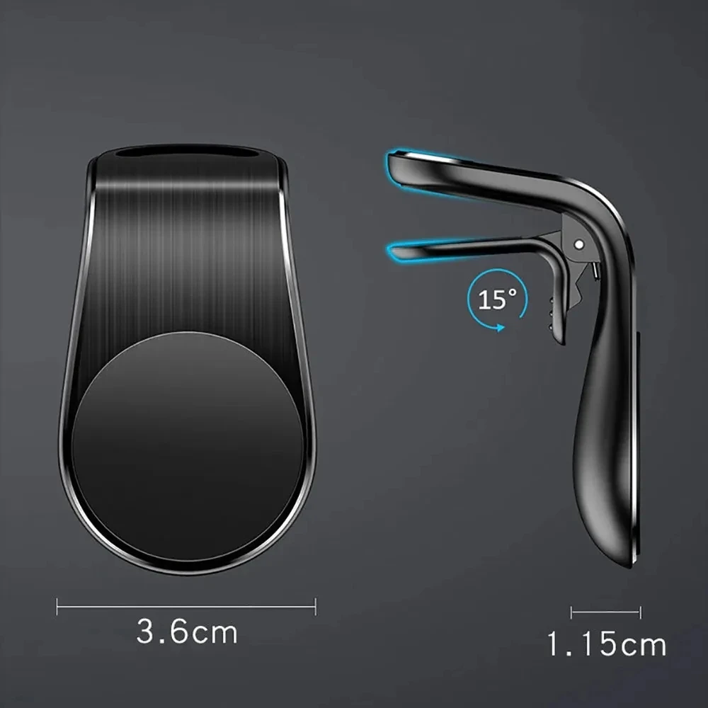 Magnetic Car Phone Holder Air Vent Clip Mount Rotation Cellphone GPS Support For iPhone Xiaomi RedMi Huawei Samsung Stand in Car