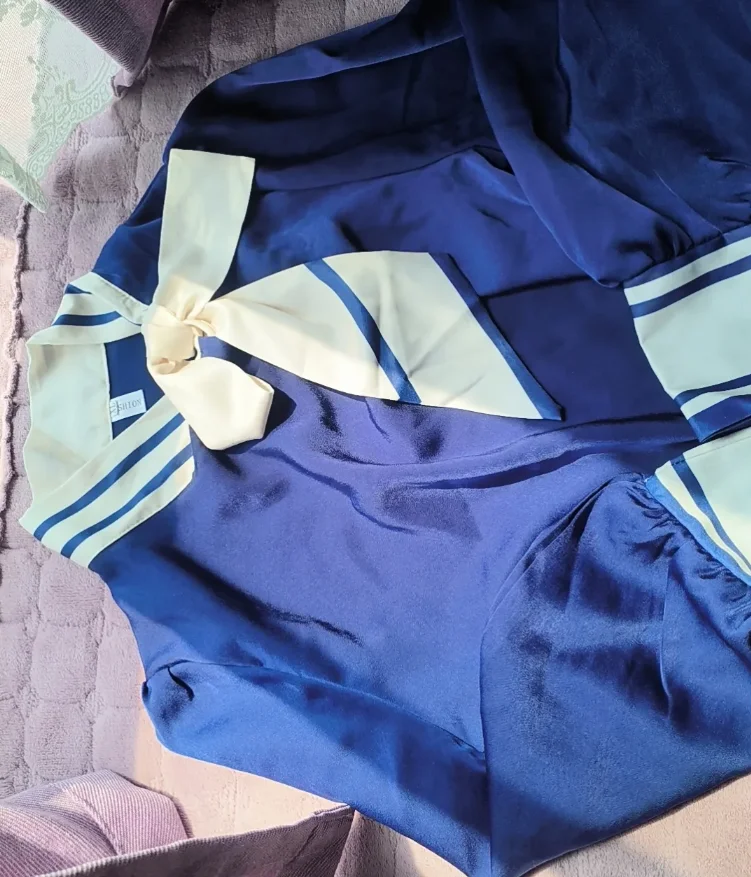 Women Office Shirts High Quality Long Sleeve With Bows Sashes Party Tunic Tops Vintage Printed Spliced Long Blouse Shirts NZ224