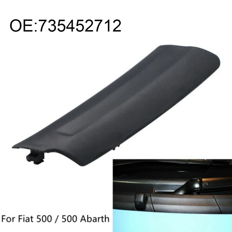 Car Wiper Scuttle Panel Trim Cover for Fiat 500 Abarth 500 E5K8 735452712 735452714 Auto Exterior Decoration RHD