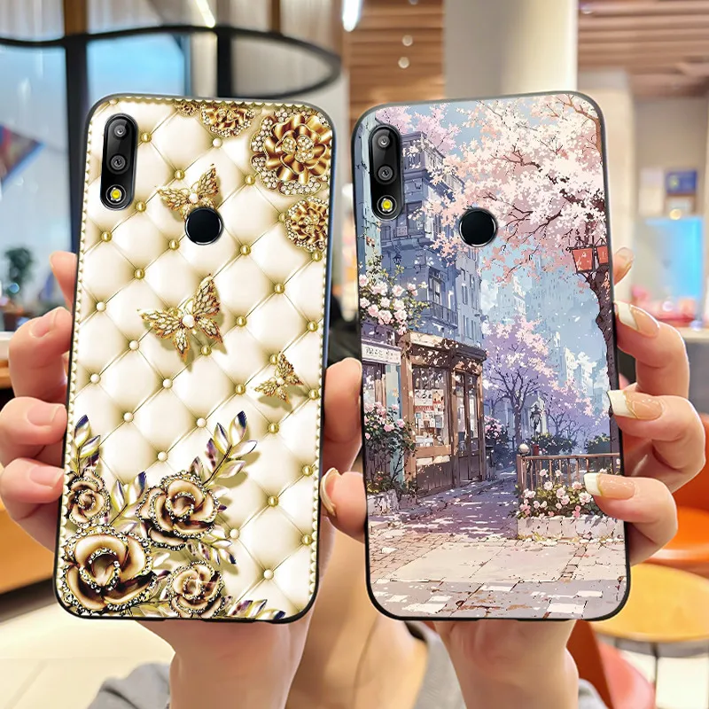 Casing For Asus Zenfone Max Pro (M2) ZB631KL X01BDA Black Case For Asus Max (M2) ZB633KL X01AD X01BD Popular Colorful Soft Cover