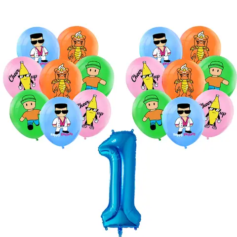 Suprimentos de Decoração para Festa de Aniversário, Utensílios de Mesa, Copo, Prato, Jogo de Anjos, Balão de Número para Chá de Bebê, Lembrancinhas para Crianças