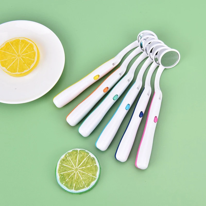 1PCS Portable Reusable Dental Led Light Mouth Mirror Dentist Oral Checking Anti Fog Bright Tooth Care Hygiene Clean Instrument