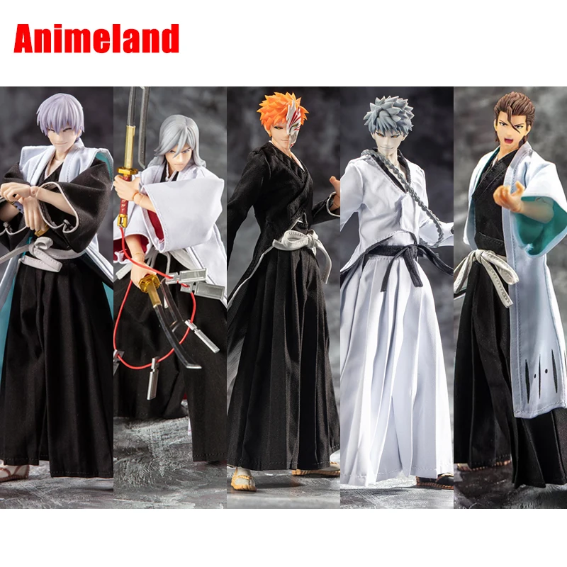 

In Stock Dasin/Great Toys/GT Bleach Kurosaki Ichigo Aizen Sousuke Ukitake Jushiro Ichimaru Gin 18cm/7inch 1/10 SHF Action Figure