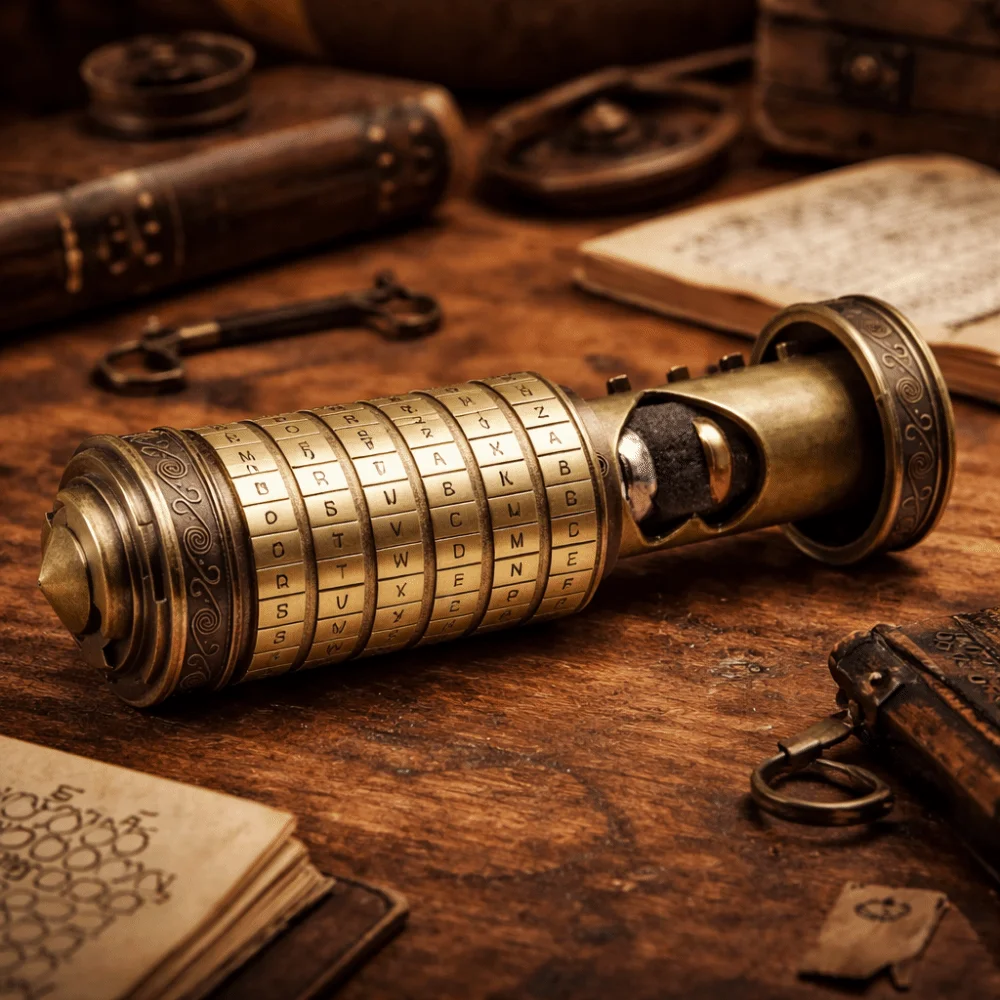 Exquisitely Crafted Cipher Puzzle Lock Tube Smooth Surface Premium Safe Material Puzzle Lock Tube Unique Structural Design