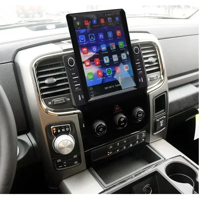 سيارة لتحديد المواقع والملاحة الوسائط المتعددة 9.7 بوصة أندرويد 13.0 2GB + 32GB ل دودج رام 1500 2500 3500 2013-2018 لاعب راديو الشريط رئيس وحدة #2