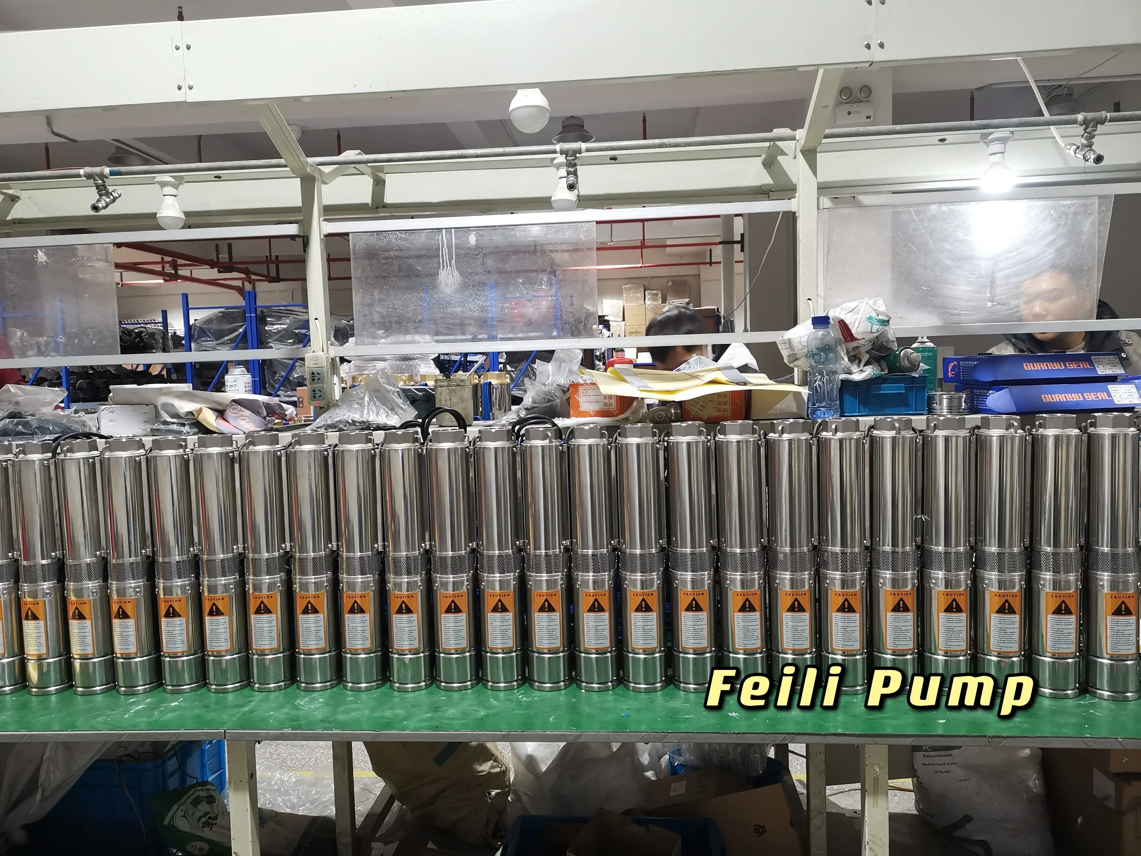 Pompa panel dan pompa tenaga surya outlet pipa YYHC-2 inci untuk sumur dalam 1500w feili 4 inci aliran portabel dc solar submersible wate