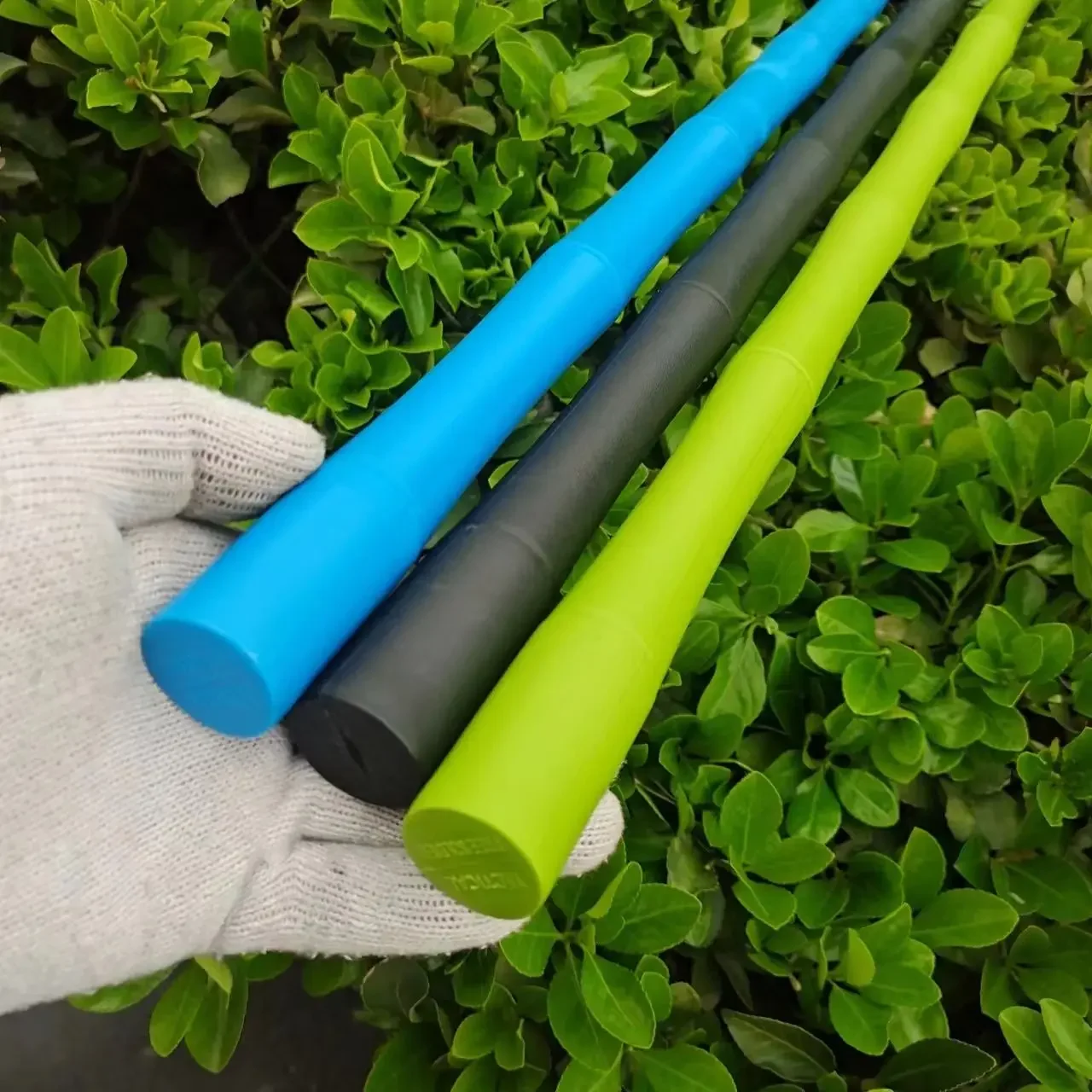 80cm Outdoor multifunzionale in gomma bastone corto campeggio escursionismo Cane auto strumento di autodifesa di emergenza