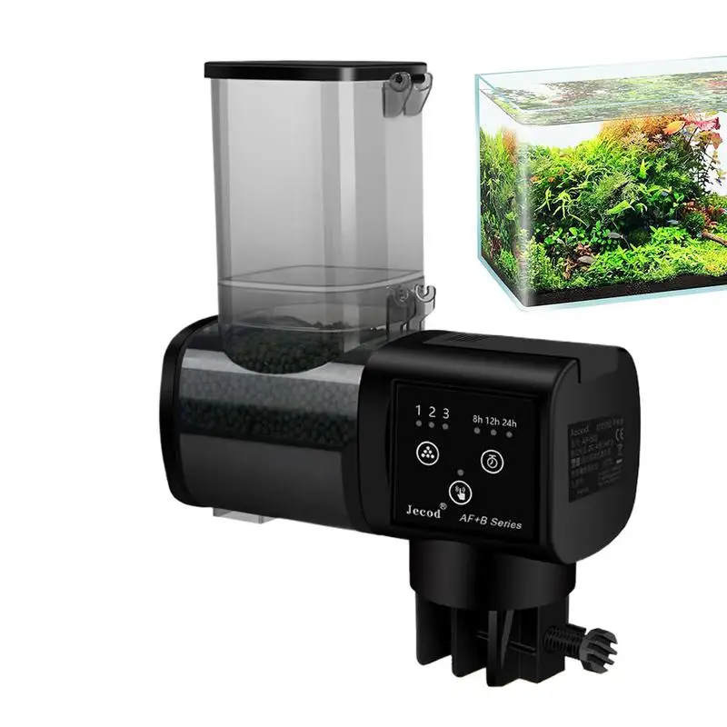 

Fish Tank Feeder Automatic Fish Feeder 500ml Large-Capacity Feeding Supplies Aquarium Food Dispenser For Home Travel Vacation