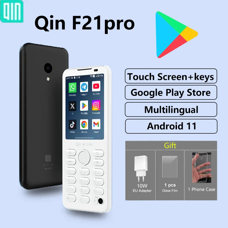Qin F21 Pro Support Google RAM3GB/4GB Rom 32GB/64GB Touch Screen