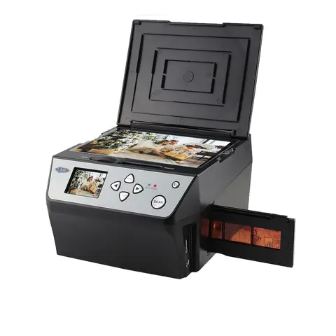 22MP Film Multi-Function Scanner Converts 135/35mm 110 Slide/Negative Film Photo Document to HD Digital JPG Files