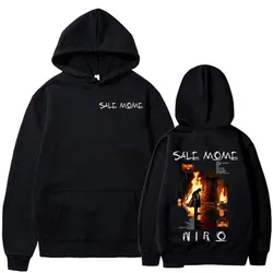 Rapper Niro OX7 Sale Mome Album Graphic Hoodies Men Women Hip Hop Fashion Hooded Sweatshirts Streetwear Casual Fleece Hoody Coat