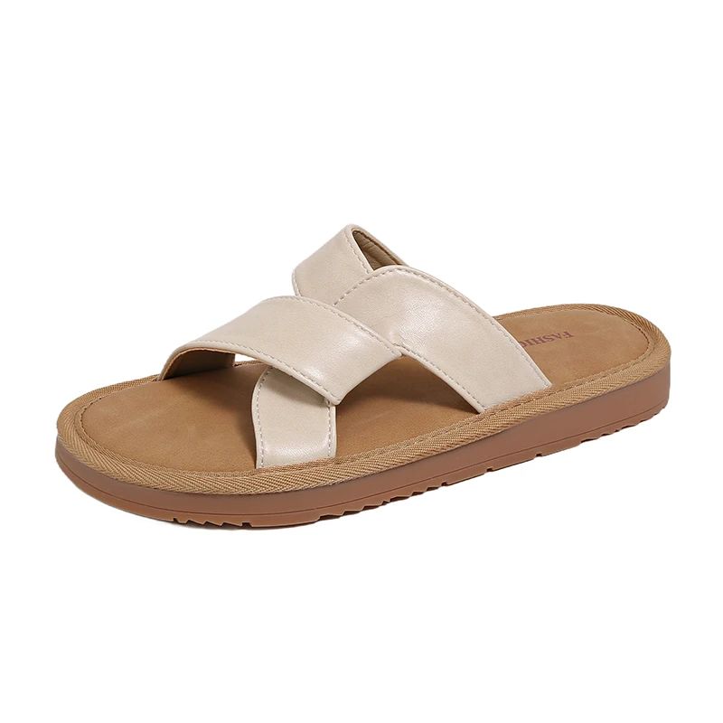 

Women Sandals Soft Comfortable Breathable Non-slip Thick Soled Flat Shoes Indoor Outdoor Beach Sandals Women's Slippers