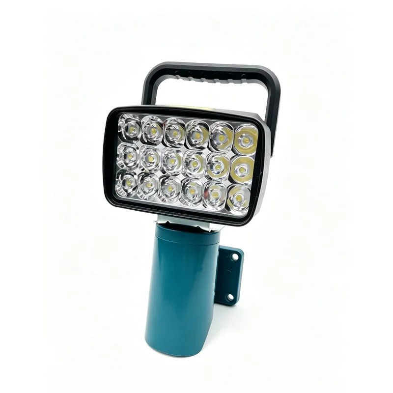 18 Beads LED Work Light for Bosch 10.8V 12V Li-ion Battery BAT411 Portable Spotlight  Lantern Handheld Outdoor Camping Lamp