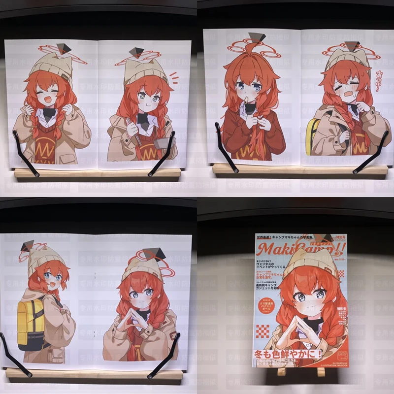 Blue Archive Maki Camp!! Character Artbook - Anime Game Doujinshi Fan Gift Maki Illustration Collection