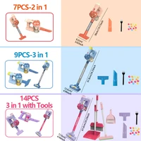 Kids Vacuum Cleaner Toy Electric Realistic Pretend Play Housekeeping Cleaning Set Educational Gift for Toddlers Boys Girls 6