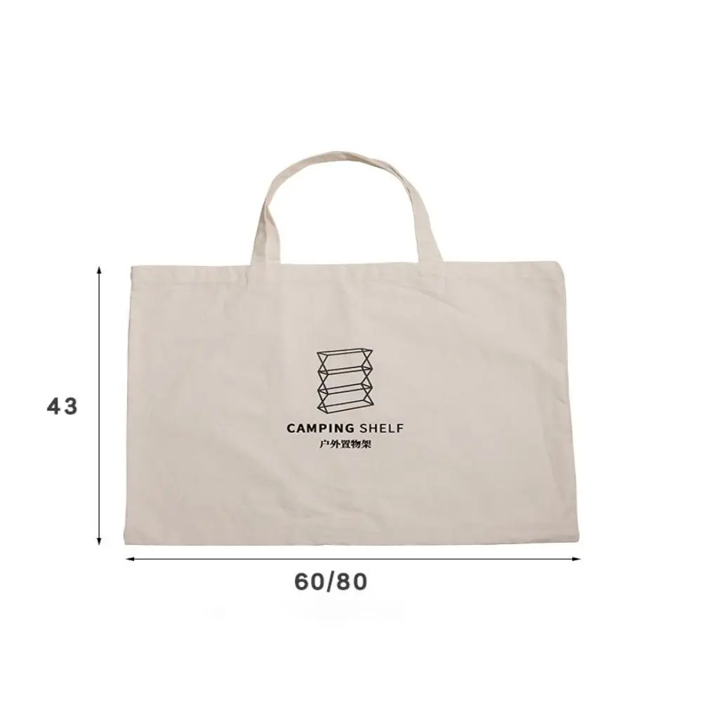 Canvas & Cotton Outdoor Camping Storage Bags Durable Carry Bags Shelf Organizing Function Portable Outdoor Storage Totes