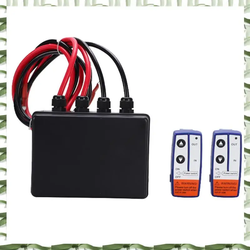 Professional Tool 5000 Lbs Electric Winch Control Box Wireless Remote Control 250A Truck Mounted Crane Accessories Winch Control