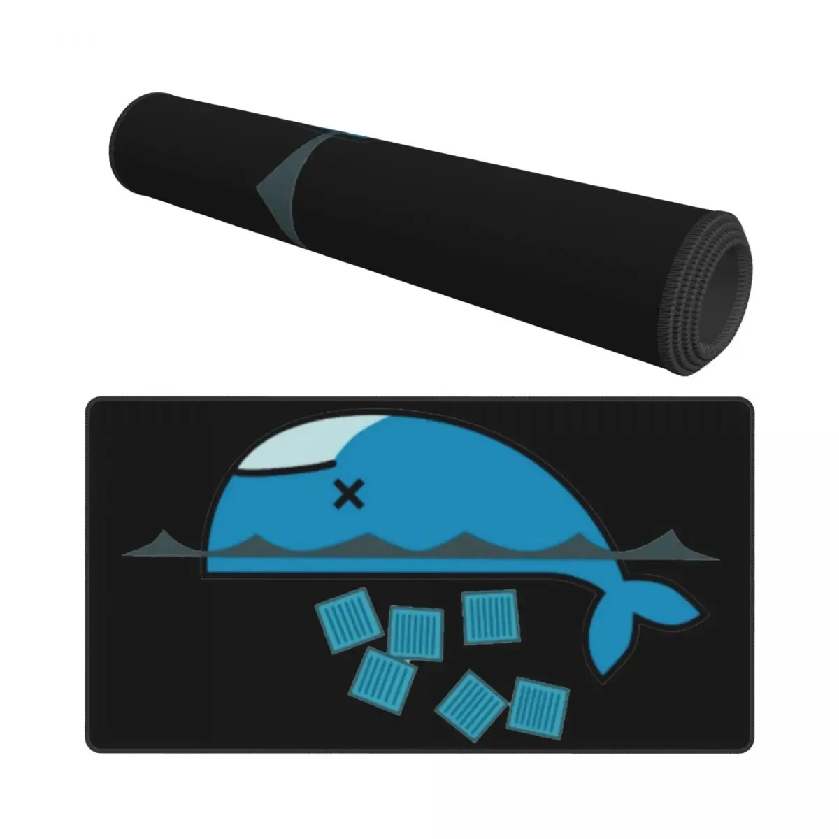 Dead Docker Dev Devops Programming Keyboard Desk Mat Mousepad Black Laptop Waterproof Computer Mouse pad