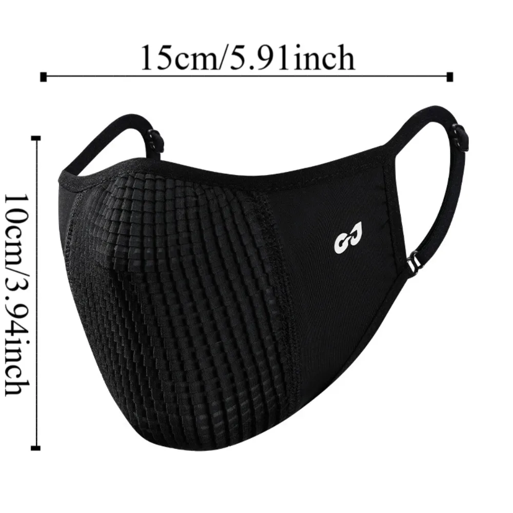 Fashion Reusable UV Face Mask Breathable Thin Cover Ice Silk Face Cover Washable Summer Cycling Wind Shield Women Man - view 6