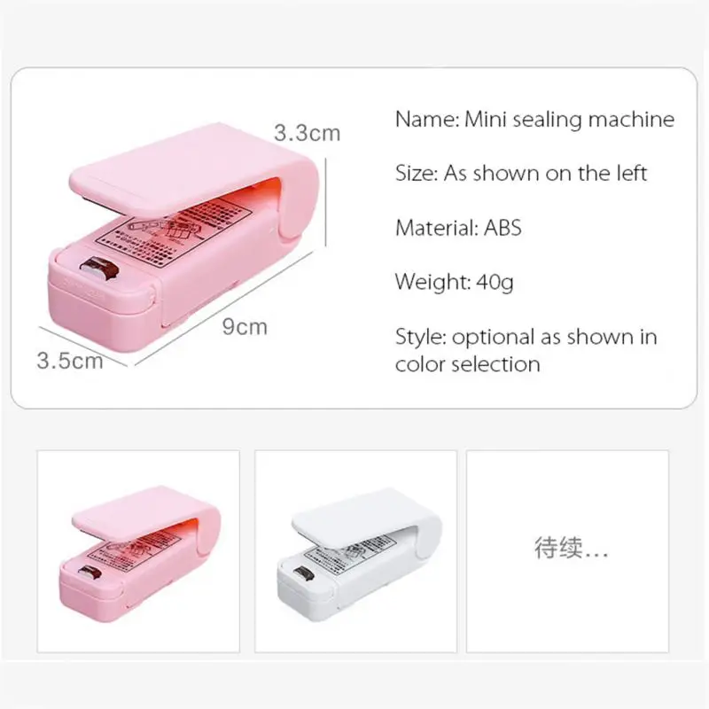 Vacuum Food Sealer Plastic Bag Mini Packaging Machine Portable Plastic Sealer Food Storage Snack Vacuum Sealer (no Battery)