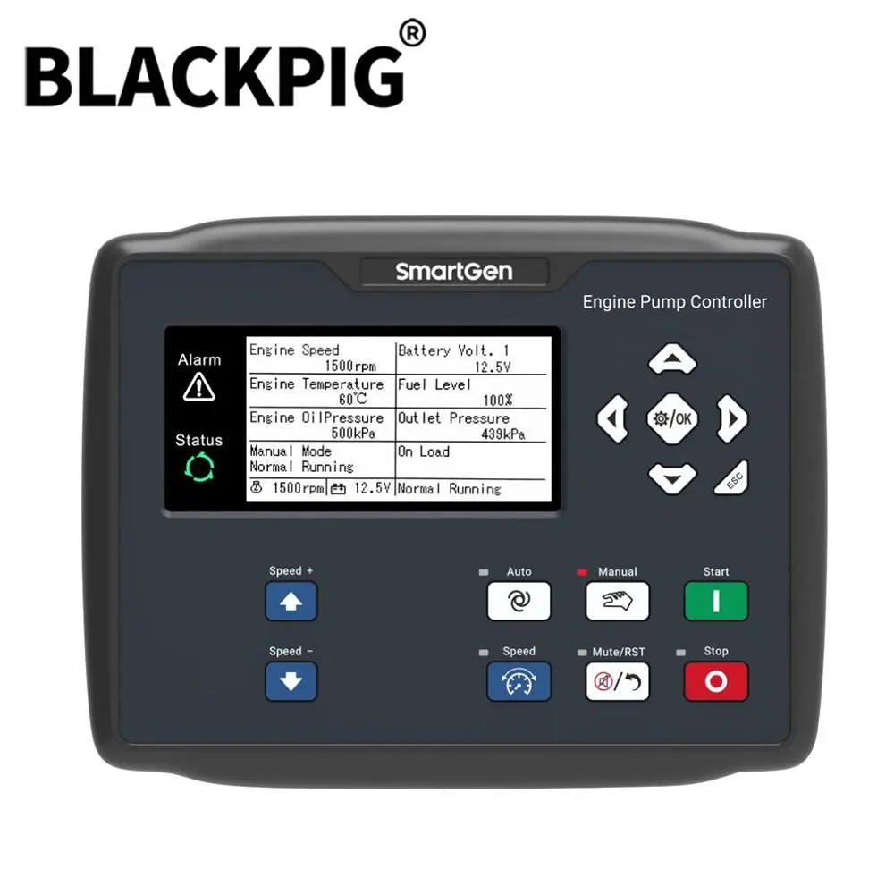 100% جديد APC715N SmartGen وحدة تحكم مضخة المحرك وحدة التحكم مع واجهة USB RS485 CANBUS GOV تنظيم السرعة