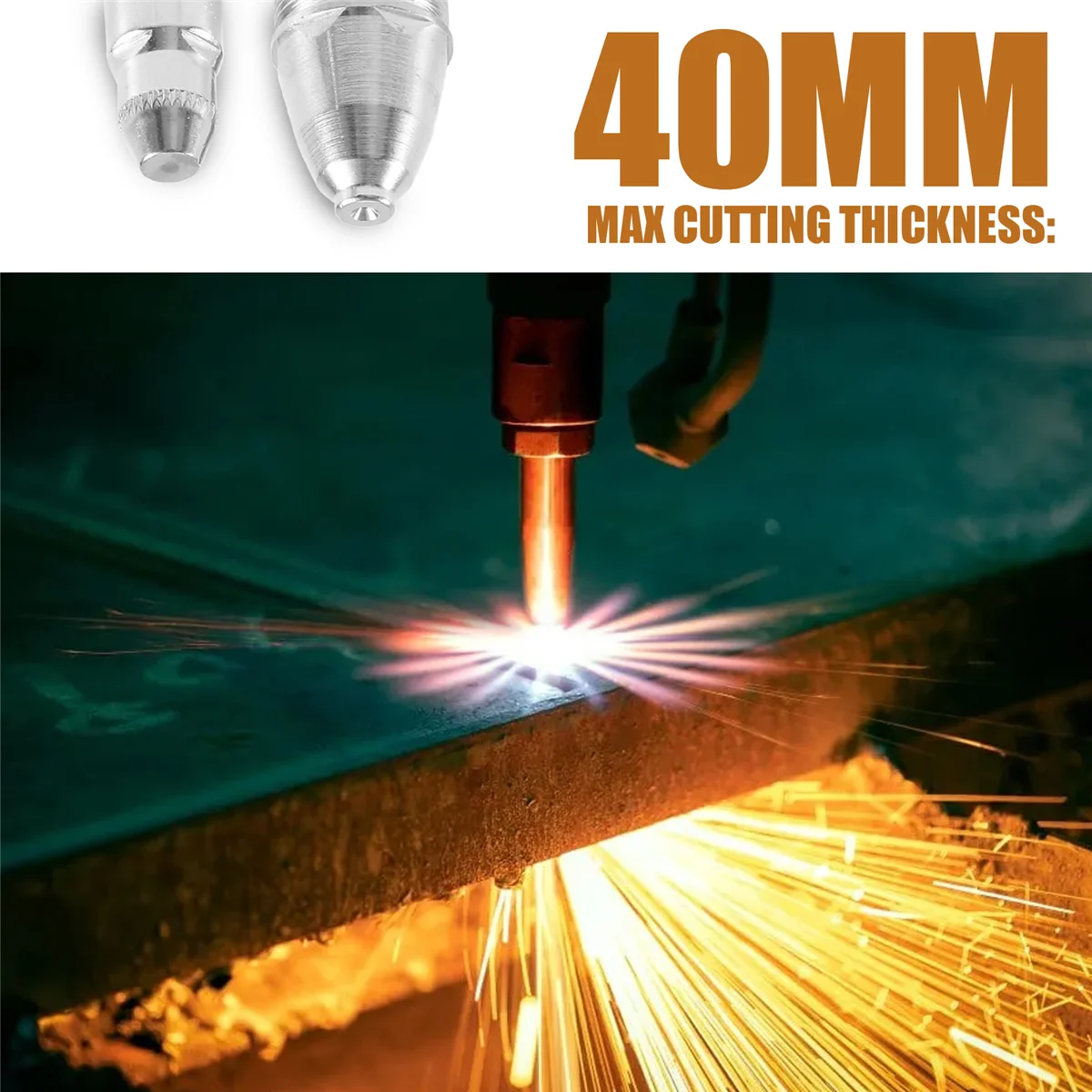 AA26P 100 pièces P80 torche de découpe Plasma consommable découpe CNC 60A 80A 100A P80 pointe de torche Plasma buse d'électrode