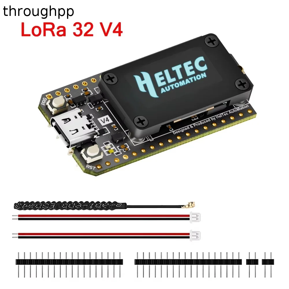 GPS Module 0.96inch OLED LoRa 32 V4 Low Power BLE Meshtastic GPS Dev-Board Solar Powered Mesh Network WiFi Development Board