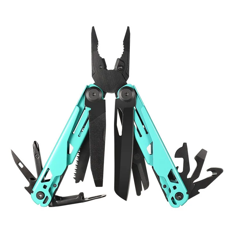 BIESUO Alicates tácticos multiherramienta GHK Alicates multifunción para exteriores Llave combinada Cuchillo