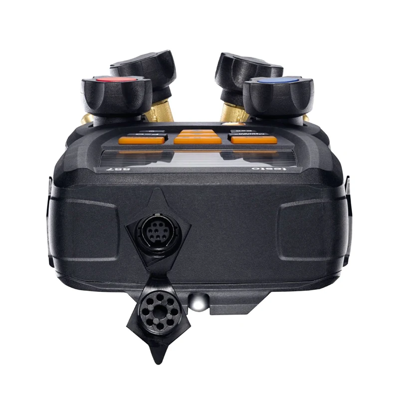 Testo 557 مقياس رقمي متعدد 4 اتجاهات تحقيقات درجة حرارة المشبك، علبة، مقياس بيرياني خارجي للمكنسة الكهربائية بلوتوث 0563 2557 مع خراطيم