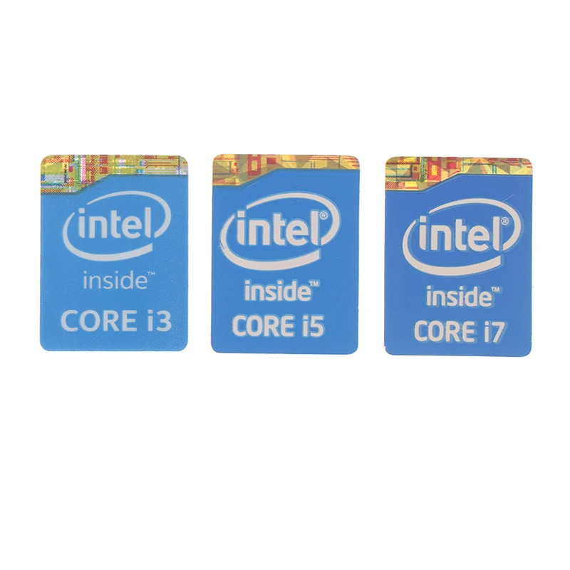 1pc Wholesale Variety Of Choices Original 4th Generation I3 I5 I7 Celeron Intel Core  Sticker Label 5PCS 2023