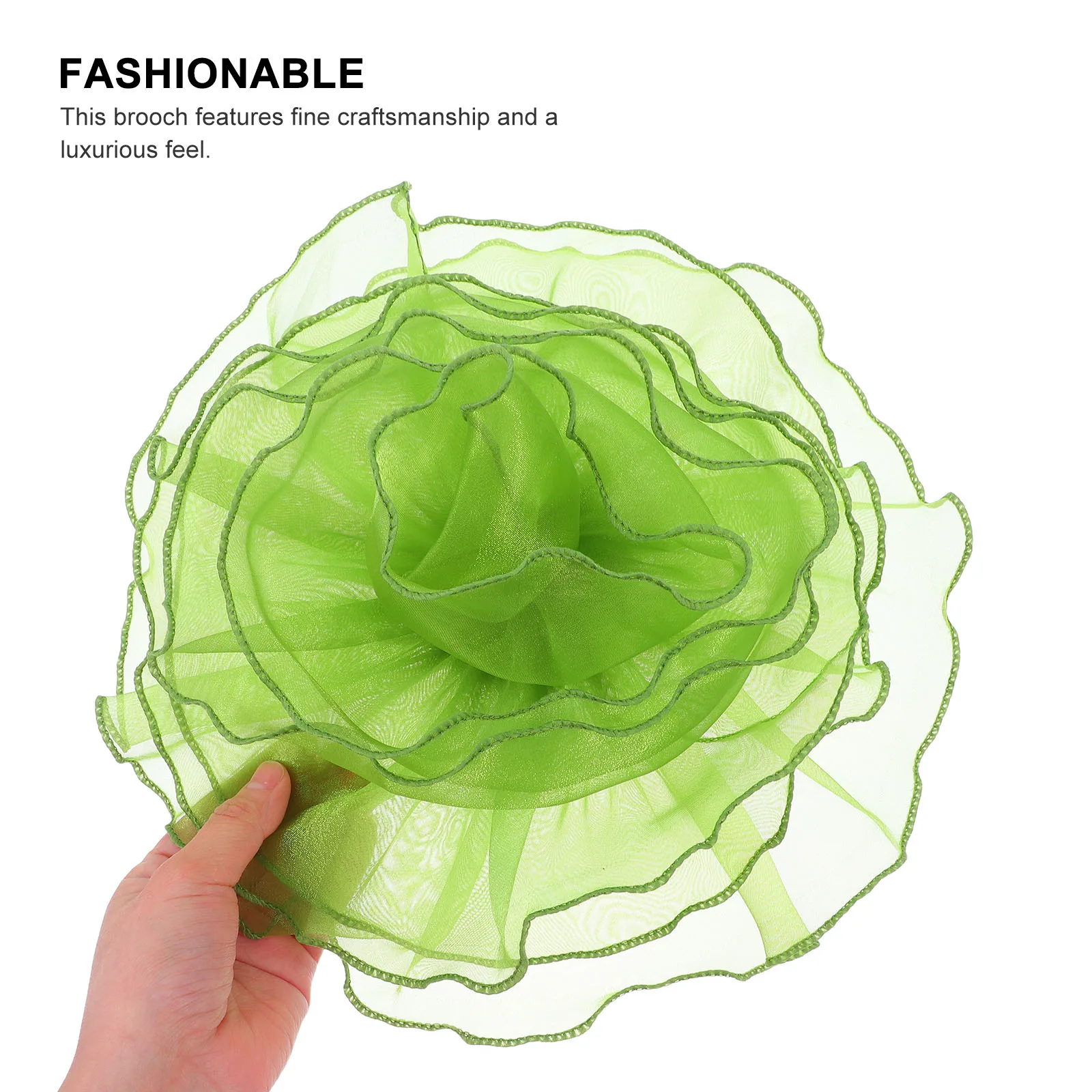

Flower Brooch Pins Fashion Accessories Extra Large for Women Fabric Brooches Flowers