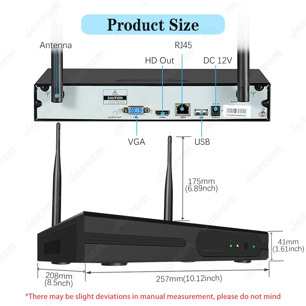 ESeeCloud APP 16CH اللاسلكية NVR H.265 5MP مسجل واي فاي نظام الكاميرا CCTV P2P IP كاميرا شبكة مسجل فيديو WirelessNVR