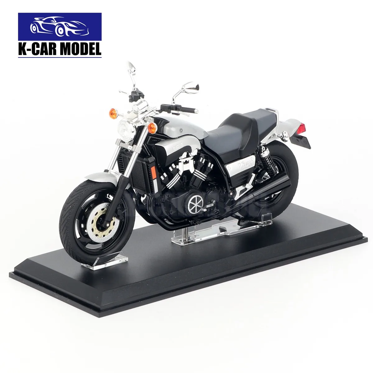 AOSHIMA-YAMAHA Vmax Diecast Motocicleta Modelo, 1:12 Escala, Brinquedos Presentes