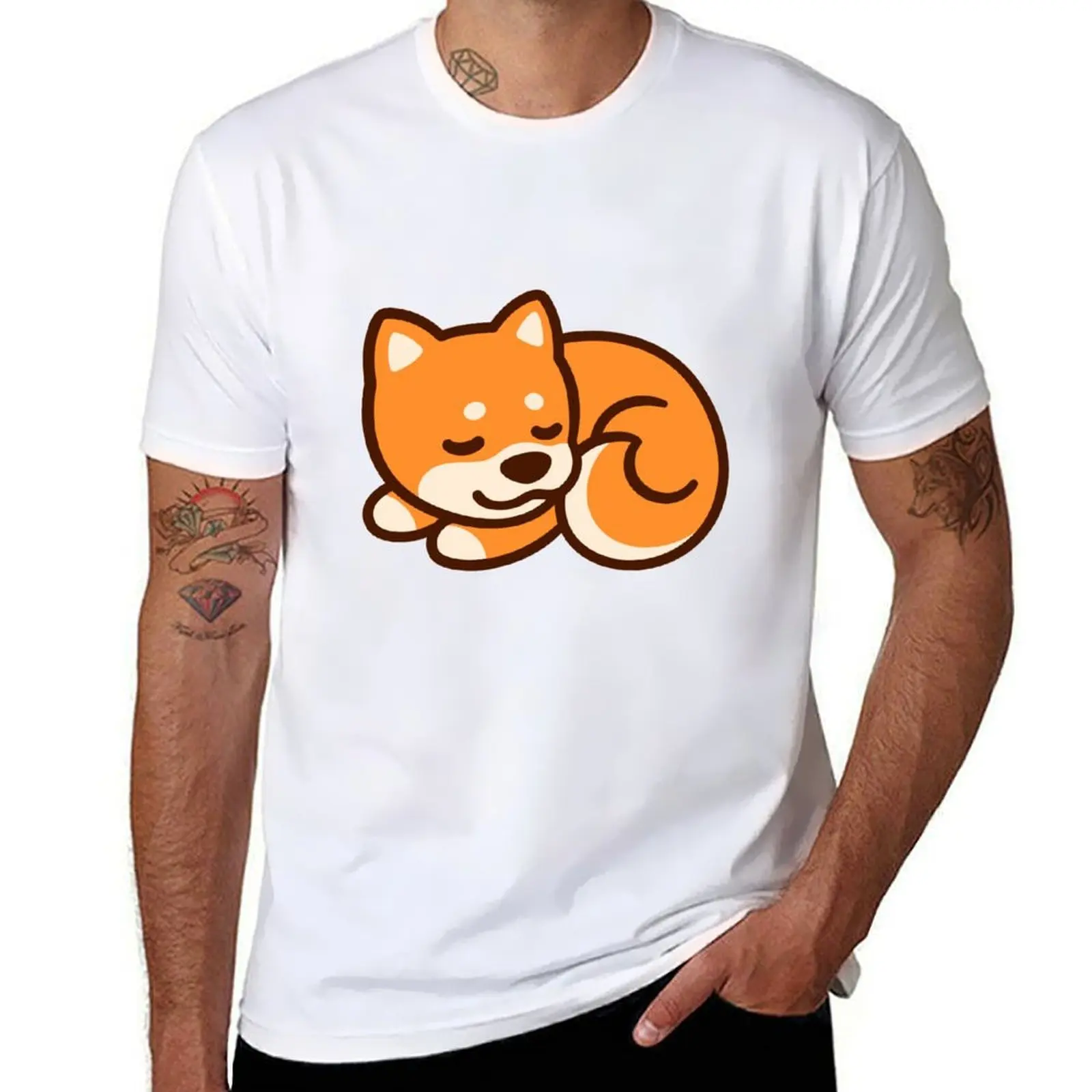 

Shiba Inu T-Shirt printed t shirts for man essential t shirt cotton t shirt man T-Shirt